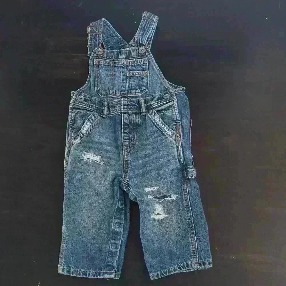 12 to 18 months 1969 denim overalls
